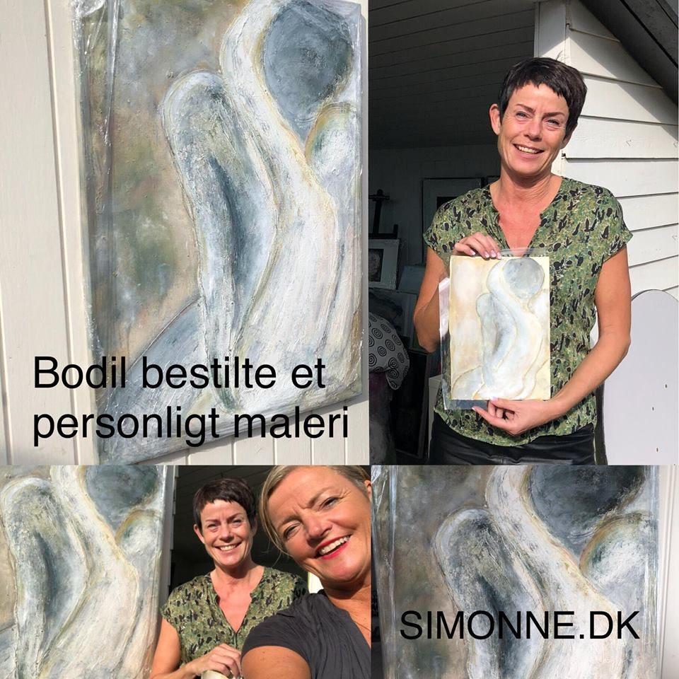 Personligt maleri bestilt af Bodil - SIMONNE.DK