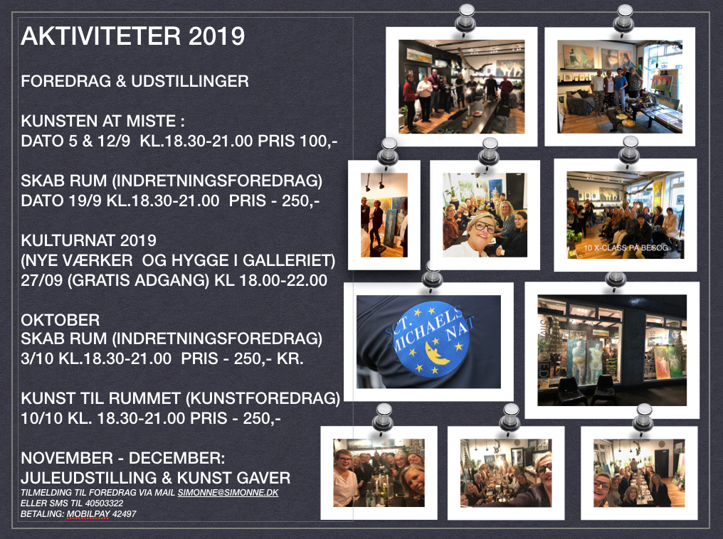 AKTIVITETER 2019 - SIMONNE.DK